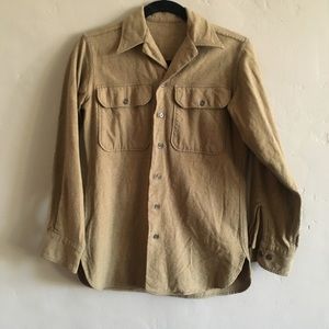 Vintage military wool shirt